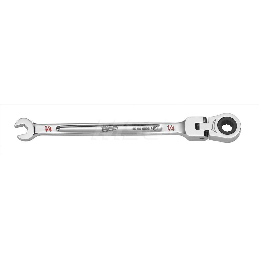 Milwaukee Tool 45-96-9808 Combination Wrench 1/4" Head Size, 180 deg Offset