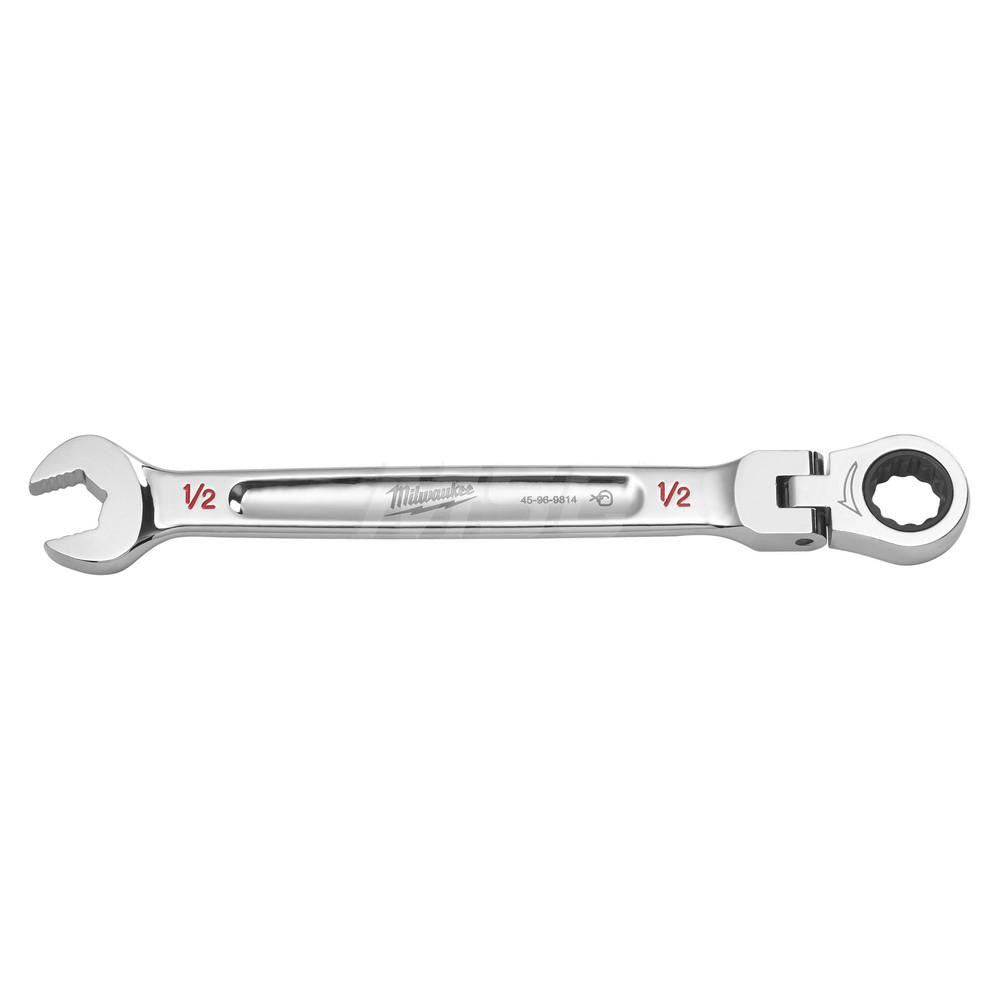 Milwaukee Tool 45-96-9814 Combination Wrench 1/2" Head Size, 180 deg Offset