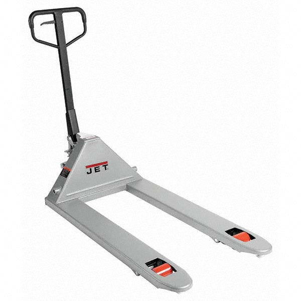 Jet 161003 Manual Pallet Truck 5,500 lb Capacity, 16" OAW, 36 x 16" Forks, 2.56 to 6.69" Lifting Height