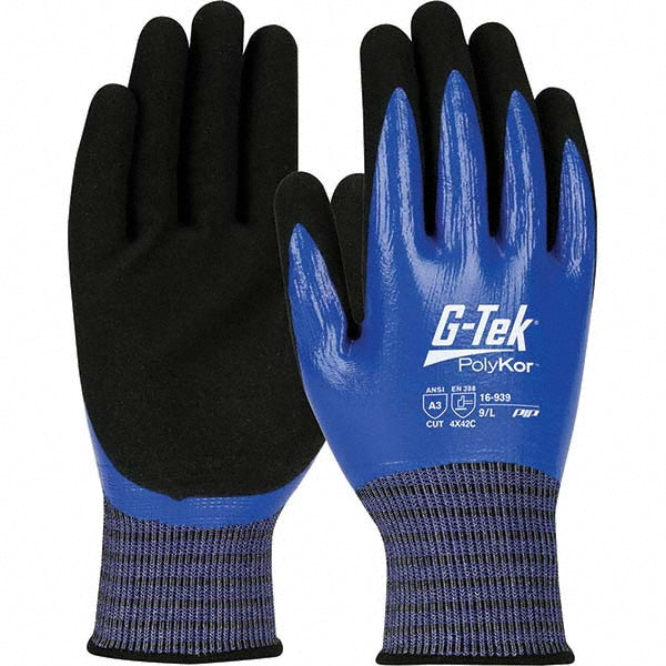PIP 16-939/M Cut, Puncture & Abrasion-Resistant Gloves G-Tek® 16-939, Size Medium, ANSI Cut A4, ANSI Puncture 3, Nitrile, PolyKor
