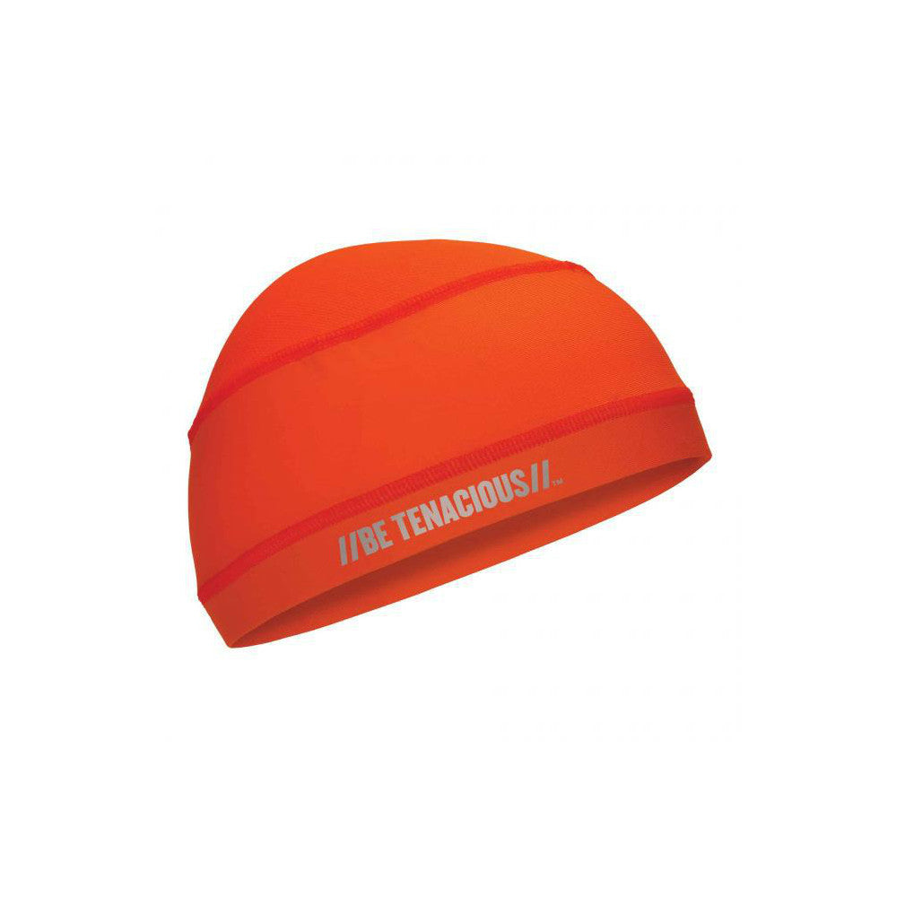 Ergodyne 12688 Skull Cap Size Universal, Orange, Anti-Odor Treatment, Instant Cooling Relief, Low-Profile, Machine Washable, Moisture Wicking