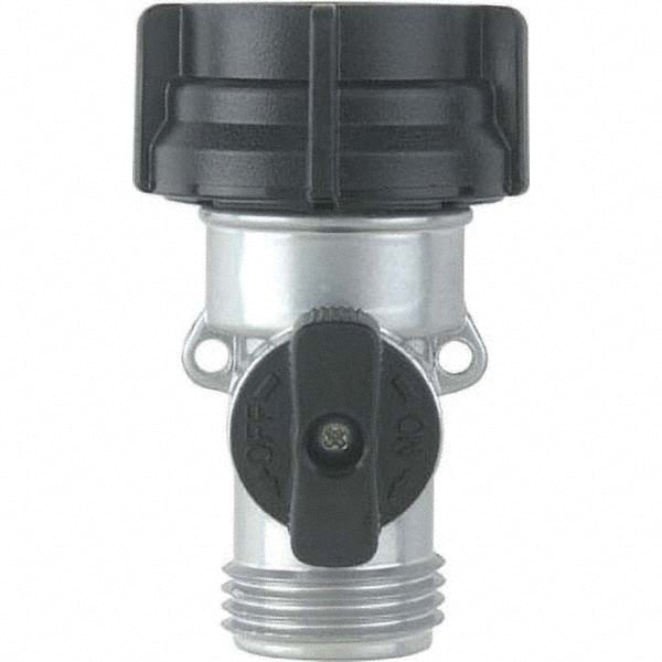 Gilmour 805084-1001 Garden Hose Shut-Off Valve Female & Male, 3/4", Metal