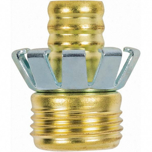 Nelson 858014-1001 Garden Hose Coupler Male, 5/8", Brass