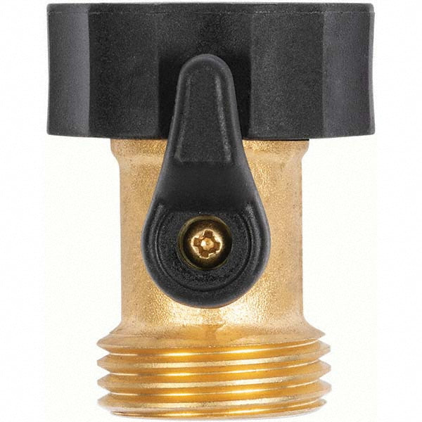 Gilmour 803004-1001 Garden Hose Shut-Off Valve Female & Male, 3/4", Brass