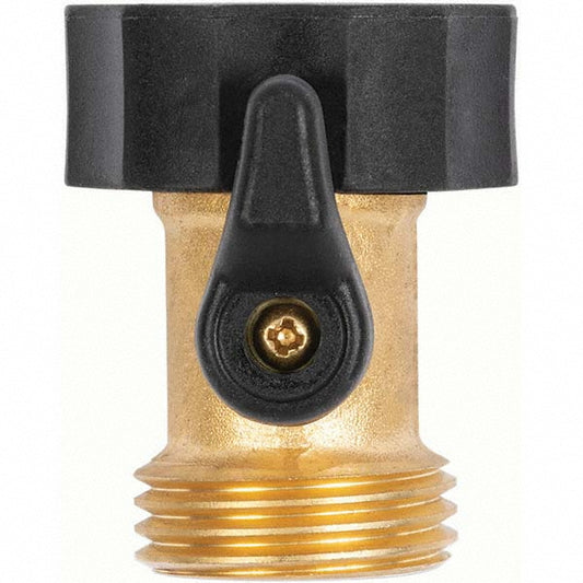 Gilmour 803004-1001 Garden Hose Shut-Off Valve Female & Male, 3/4", Brass