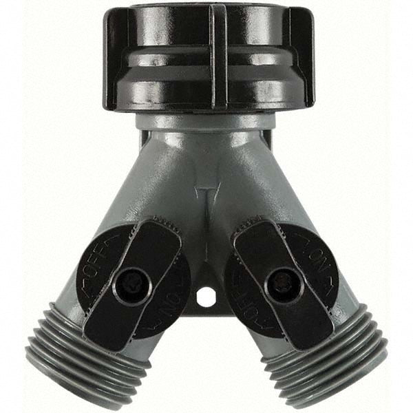Gilmour 800174-1002 Garden Hose Shut-Off Valve Female & Male, 3/4", Plastic