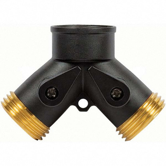 Gilmour 871204-1001 Garden Hose Shut-Off Valve Female & Male, 3/4", Brass