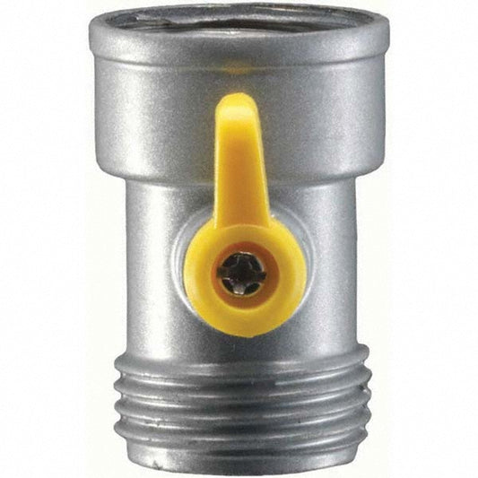 Nelson 853014-1001 Garden Hose Shut-Off Valve Female & Male, 3/4", Metal