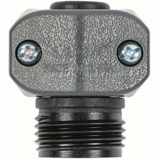 Gilmour 801134-1002 Garden Hose Clamp-Style Coupler 0.625" Hose, Male, Plastic