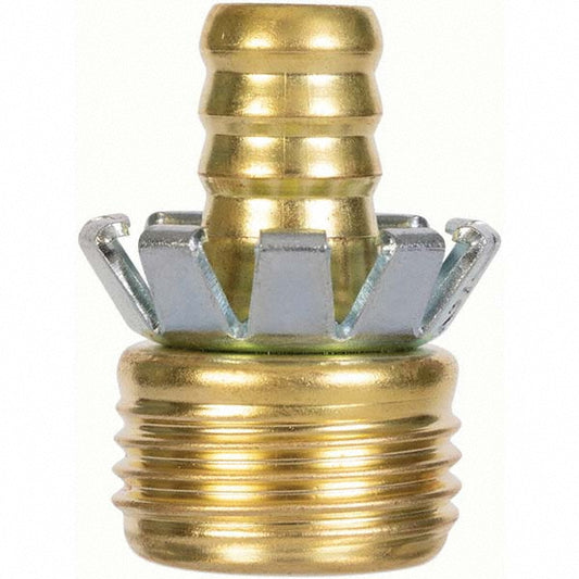 Gilmour 801224-1001 Garden Hose Coupler 0.5" Hose, Male, 1/2", Brass