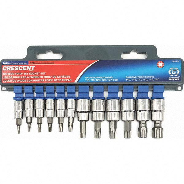 Crescent CBSS2N Torx Bit Socket Set 12 Pc