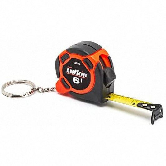 Lufkin CS8506MP Tape Measure 6' Long, 1/2" Width, Yellow Blade