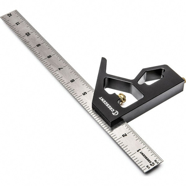 Lufkin L12CS Squares Blade Length (Inch) 12  Base Length (Inch) 3  Bevel Edge No No  Graduation 0.0313 in  Graduation (Inch) 0.0313 in 1/32  Base Width (Inch) 3