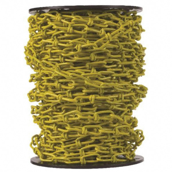 Campbell PD0722027N Welded Chain Trade Size #2/0  Finish Polycoated  Overall Length 125ft  Chain Grade 30  