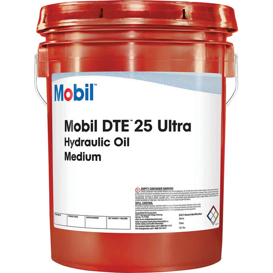 Mobil 125341 Hydraulic Machine Oil ISO 111582009, 5 gal, Pail
