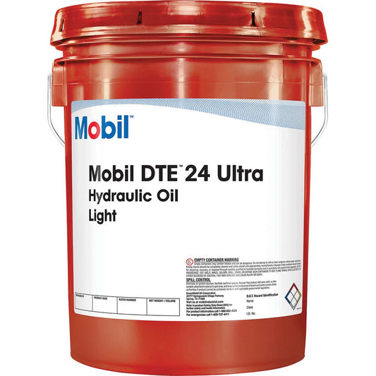 Mobil 125356 Hydraulic Machine Oil ISO 111582009, 5 gal, Pail