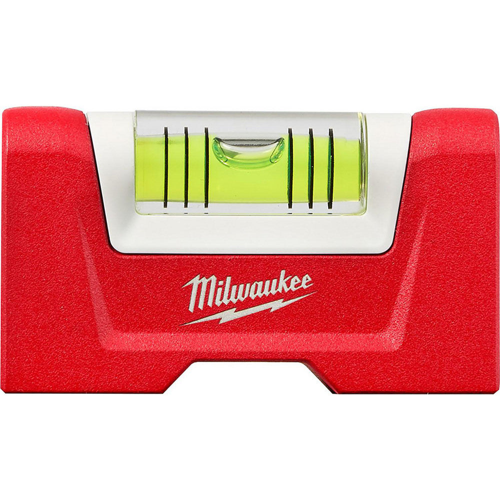 Milwaukee Tool 48-22-5603 Pocket Levels Mounting Direction Horizontal/Vertical  Overall Width 3in  Features High-Visibility Spirit  Number of Vials 1  