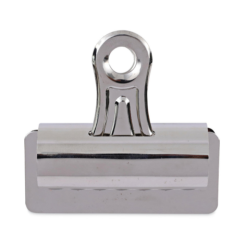 Universal UNV31266 Binder Clips Width (Inch) 3in  Color Silver  Capacity (Inch) 1  