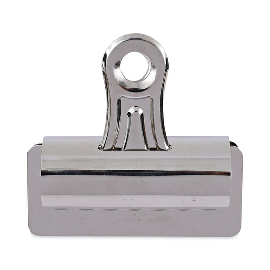 Universal UNV31266 Binder Clips Width (Inch) 3in  Color Silver  Capacity (Inch) 1  