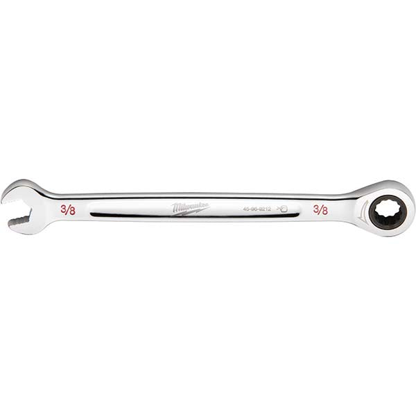 Milwaukee Tool 45-96-9212 Combination Wrench 3/8" Head Size, 0 deg Offset