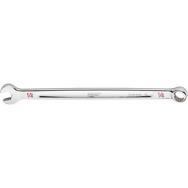 Milwaukee Tool 45-96-9408 Combination Wrench 1/4" Head Size, 15 deg Offset