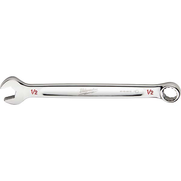 Milwaukee Tool 45-96-9416 Combination Wrench 1/2" Head Size, 15 deg Offset
