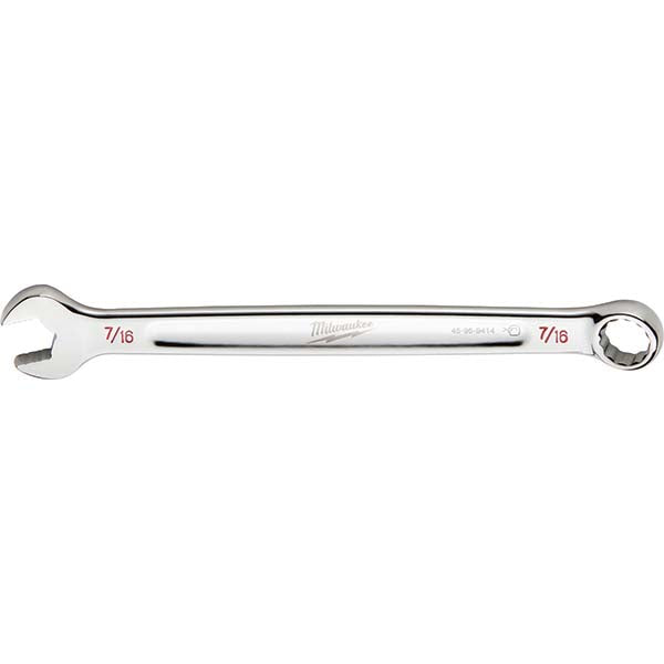 Milwaukee Tool 45-96-9414 Combination Wrench 7/16" Head Size, 15 deg Offset