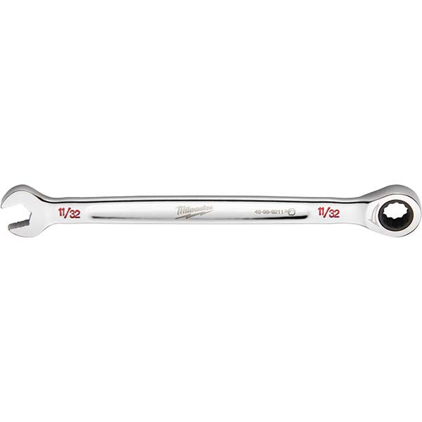 Milwaukee Tool 45-96-9211 Combination Wrench 11/32" Head Size, 0 deg Offset