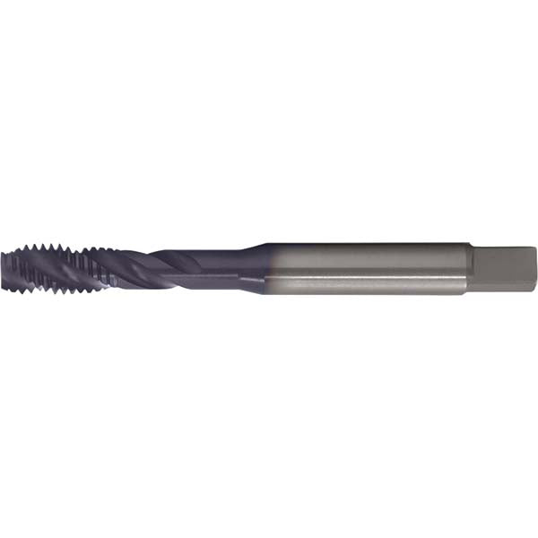 Cleveland C89211 Spiral Flute Tap #10-32 UNF, 3 Flutes, Modified Bottoming, 2B Class of Fit, HSS-E, TiAlN Coated