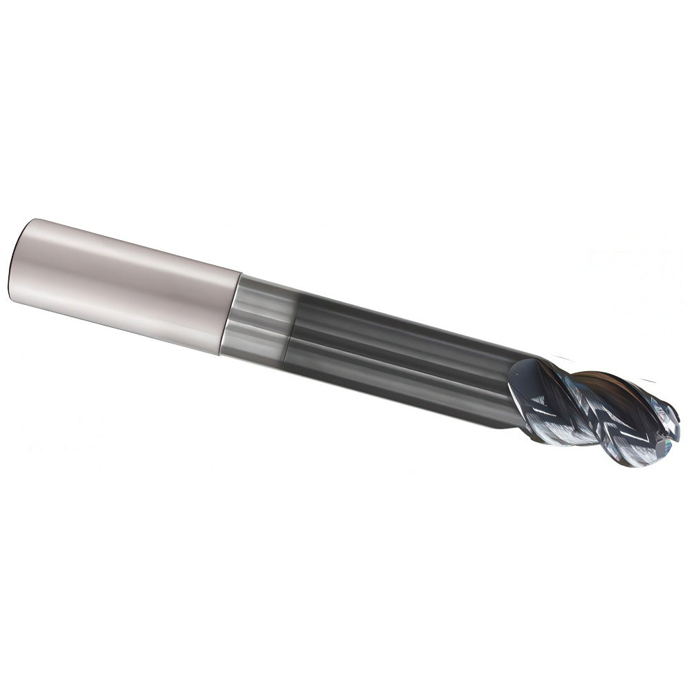 Iscar 3398268 Ball End Mill 5/16" Dia, 7/8" LOC, 4 Flute, Solid Carbide