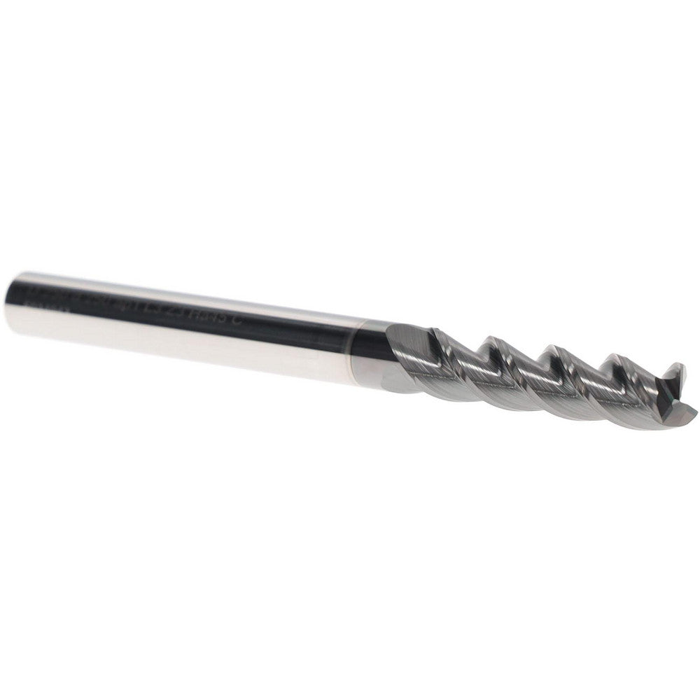 Iscar 3398983 Square End Mill 1/4" Dia, 1" LOC, 3 Flute, Solid Carbide
