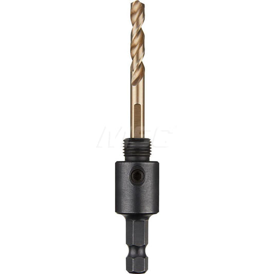 Milwaukee Tool 49-56-7110 Hole Saw Arbor Hex Shank, Drill Pilot