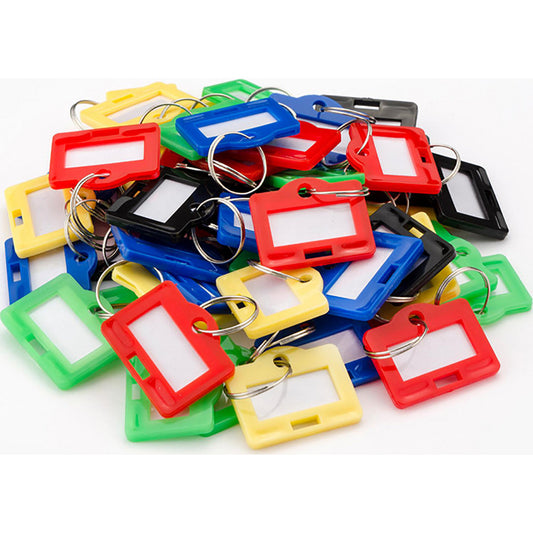 Barska AF12836 Small Assorted Key Tags 50 Pack For Key Cabinets