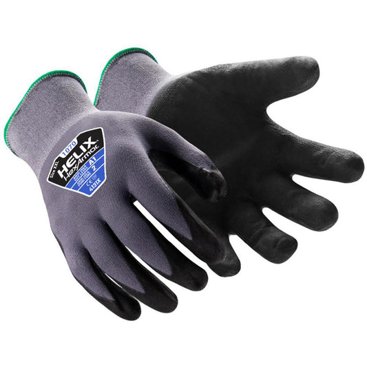 HexArmor 1070-XXXL (12) Cut & Puncture-Resistant Gloves Size 3X-Large, ANSI Cut A1, ANSI Puncture 2, Micro-Foam Nitrile, Series Helix