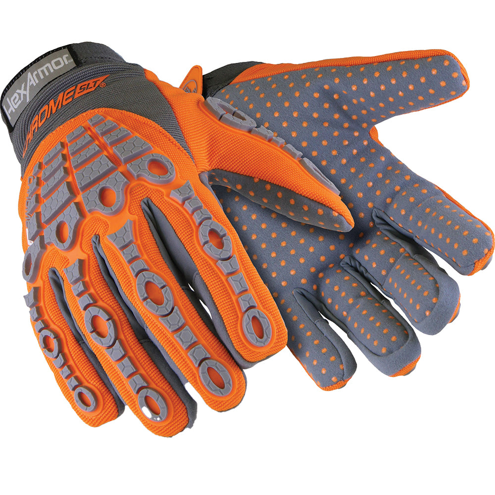 HexArmor 4070-M (8) Cut & Puncture-Resistant Gloves Size M, ANSI Cut A6, ANSI Puncture 2