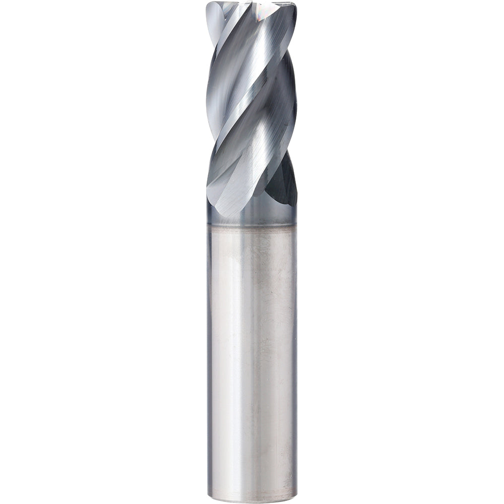 Supermill 5253527 Corner Radius End Mill 3/8" Dia, 1-1/2" LOC, 0.0150" Radius, 4 Flute, Solid Carbide