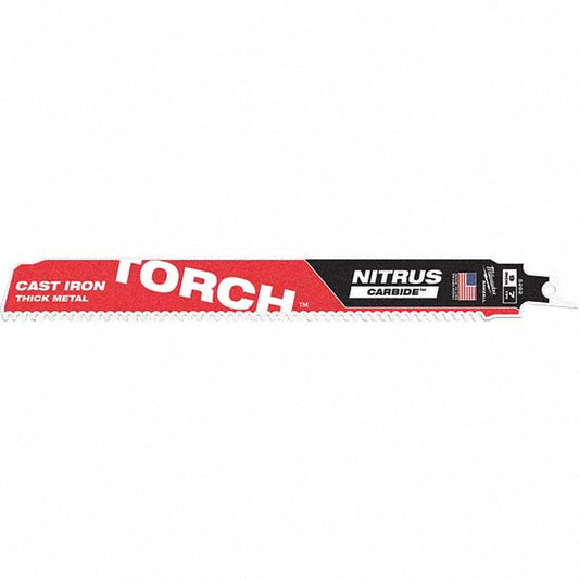 Milwaukee Tool 48-00-5362 Reciprocating Saw Blade 9" Long, Solid Carbide
