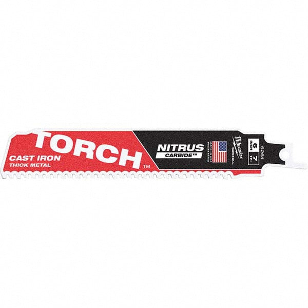 Milwaukee Tool 48-00-5261 Reciprocating Saw Blade 6" Long, Solid Carbide