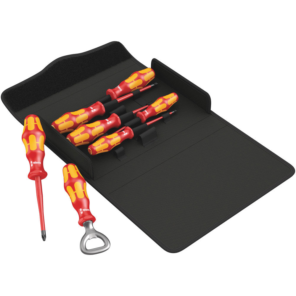 Wera 05136022001 Screwdriver Set 7 Pc, Phillips & Slotted
