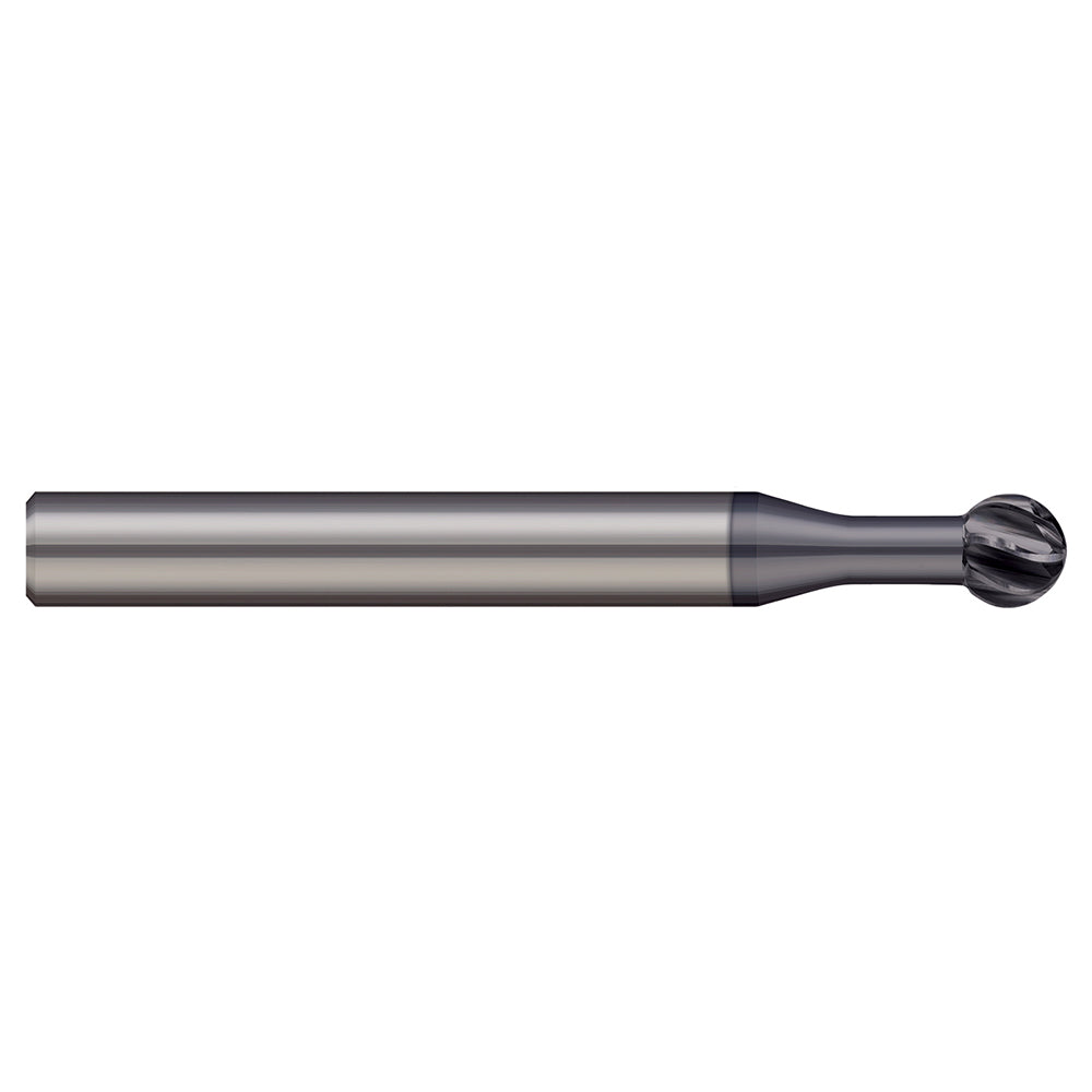 Harvey Tool 819862-C6 Undercutting End Mill 1/16" Dia, 4 Flute, 0.0313" Radius, Solid Carbide