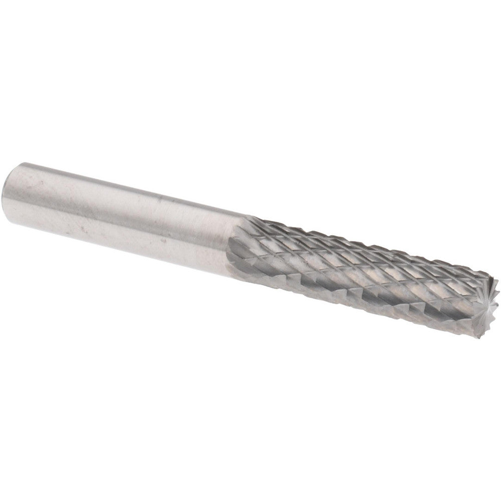 Hertel SZ0001CE Abrasive Burr SB-1L, 1/4" Cut Dia, Cylinder With End Cut, Double Cut