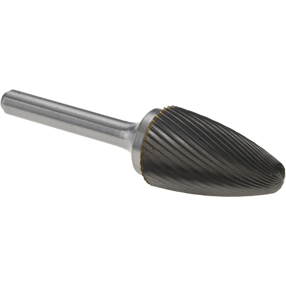 Hertel SZ0013TW Abrasive Burr SF-14, 3/4" Cut Dia, Tree With Radius End, Single Cut