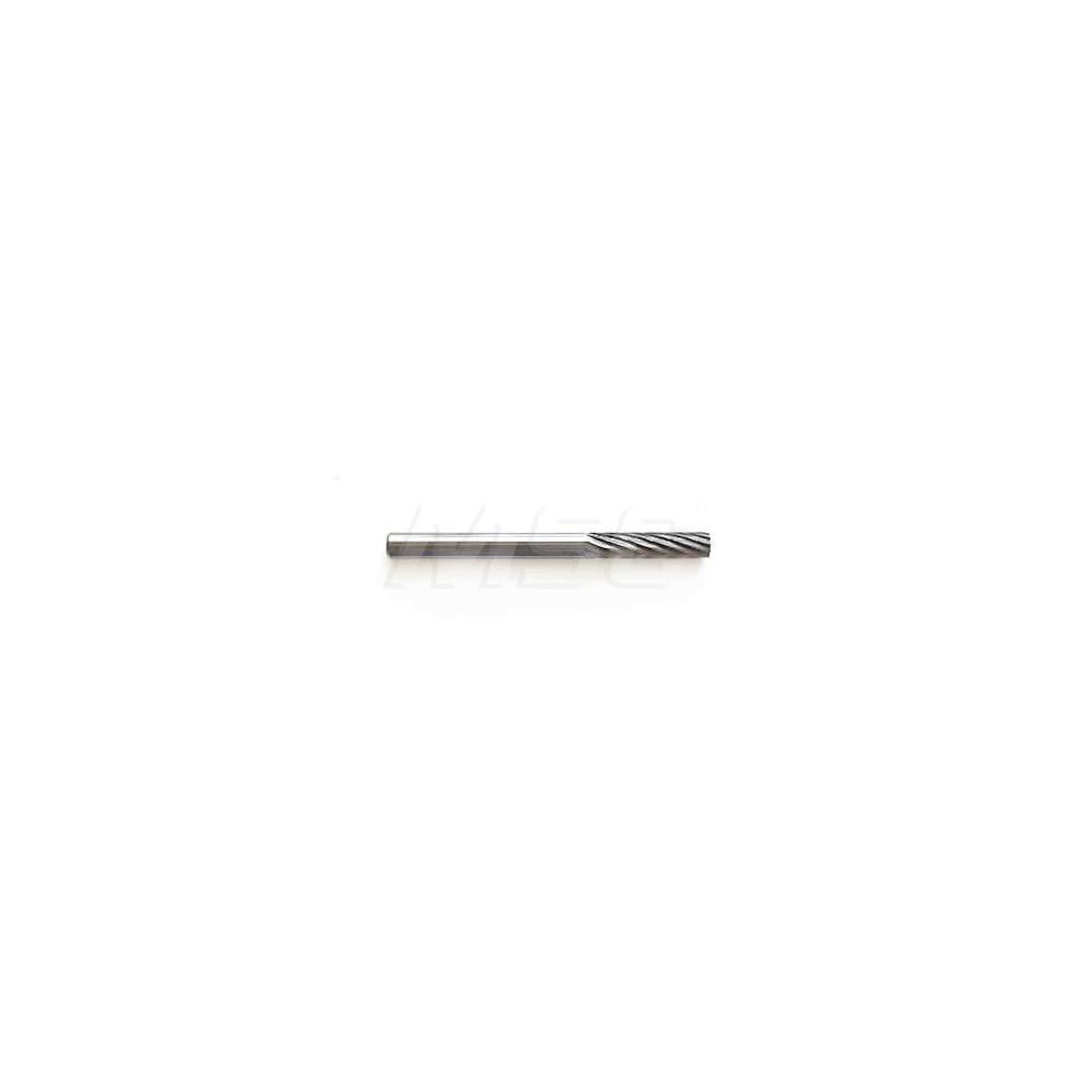 Hertel SZ0036C Abrasive Burr SA-1, 1/4" Cut Dia, Cylinder With Flat End, Single Cut