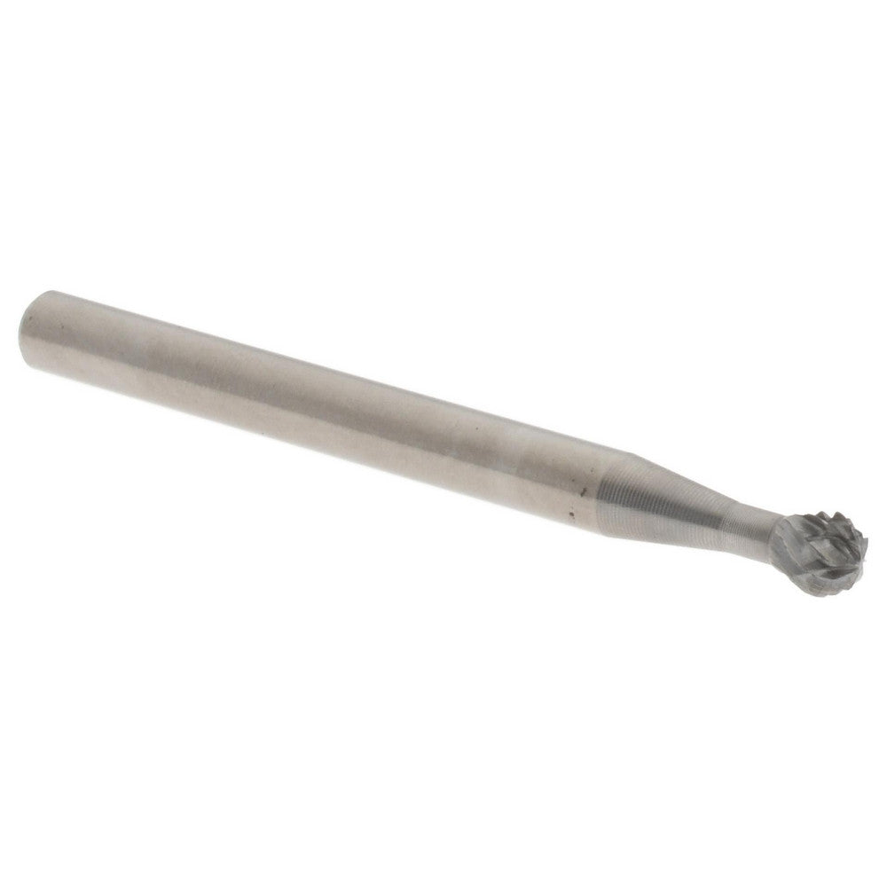 Hertel SZ0012B Abrasive Burr SD-42, 1/8" Cut Dia, Ball, Double Cut