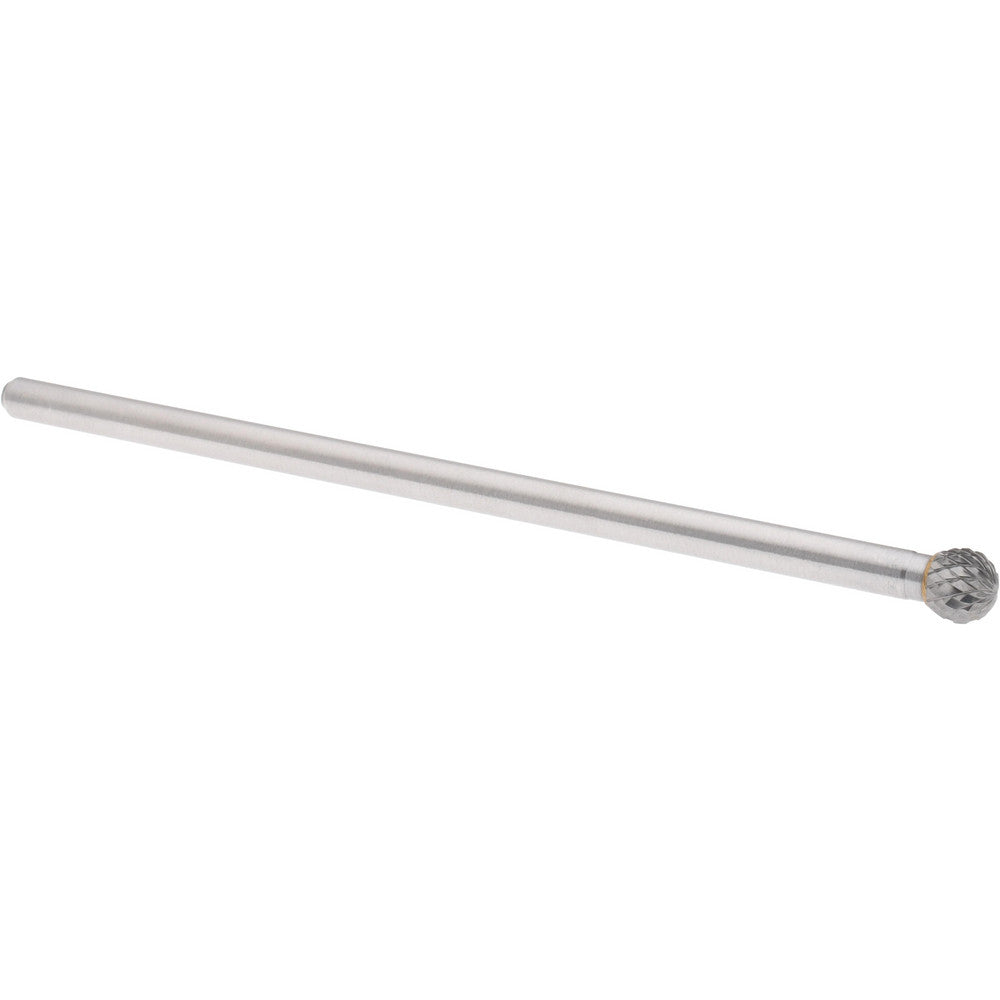 Hertel SZ2039TB Abrasive Burr SD-3L6, 3/8" Cut Dia, Ball, Double Cut