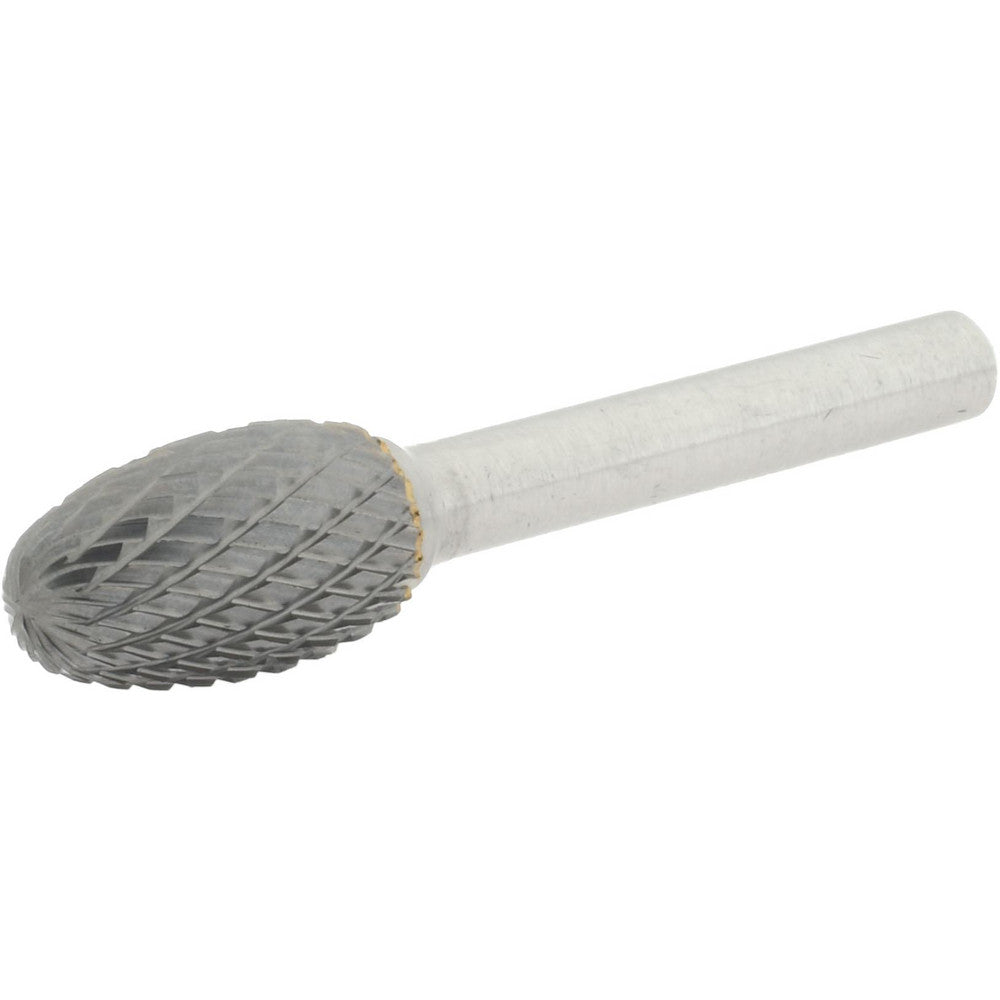 Hertel SZ0012O Abrasive Burr SE-5, 1/2" Cut Dia, Oval, Double Cut