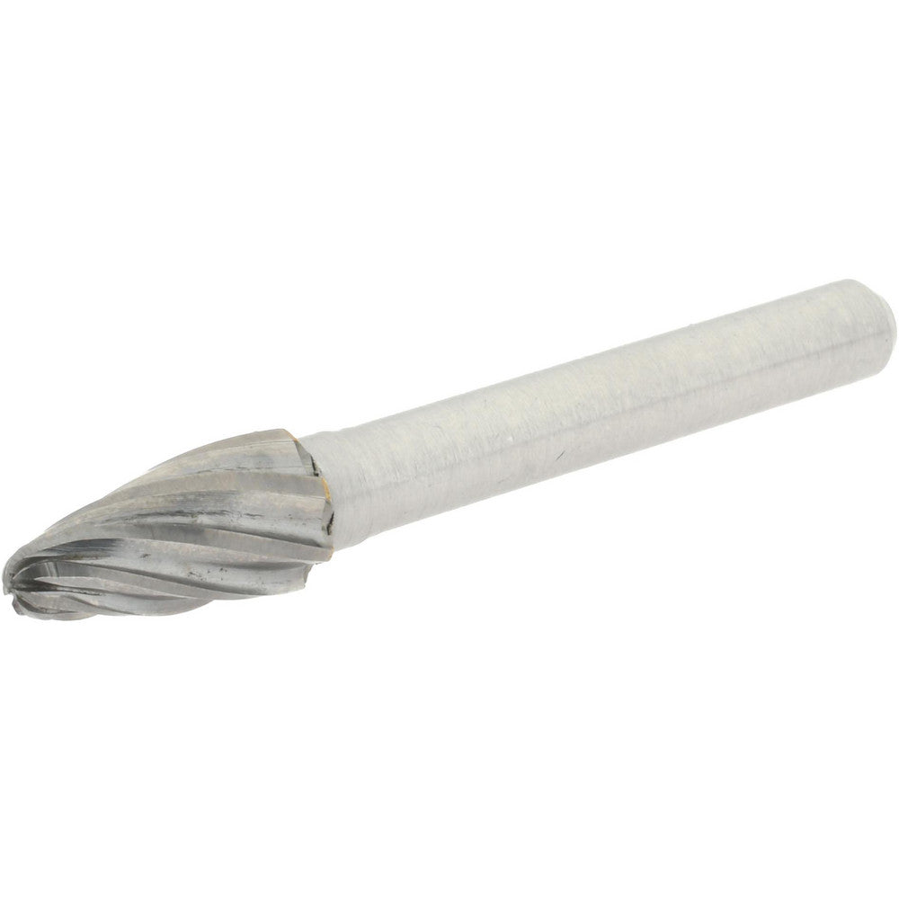 Hertel SZ2002TR Abrasive Burr SF-3NF, 3/8" Cut Dia, Tree With Radius End, Aluma Cut
