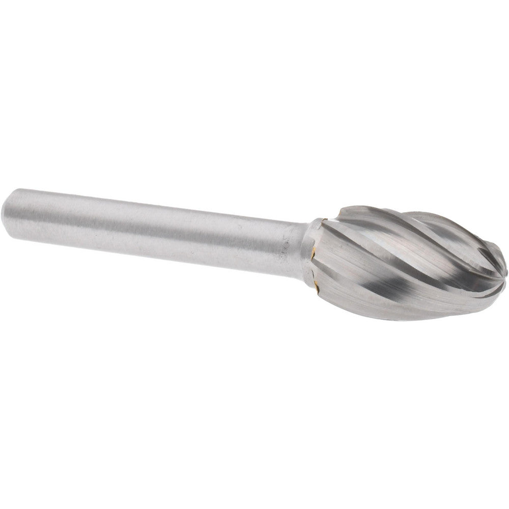Hertel SZ2002O Abrasive Burr SE-5NF, 1/2" Cut Dia, Oval, Aluma Cut
