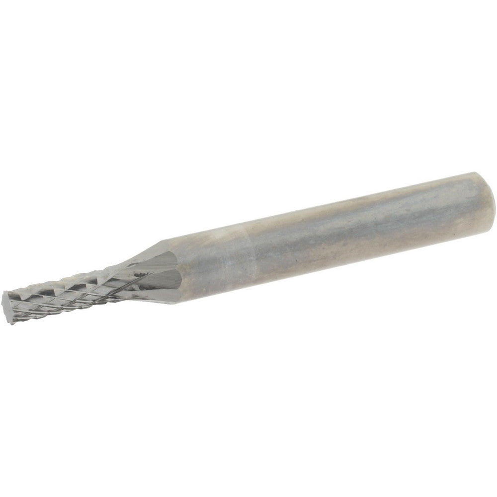 Hertel SZ0026C Abrasive Burr SA-12, 1/8" Cut Dia, Cylinder With Flat End, Double Cut