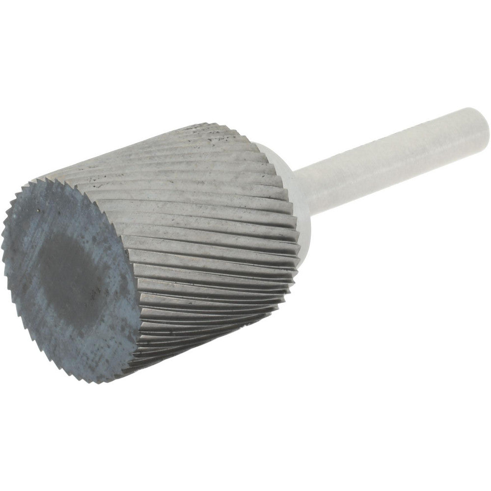 Hertel SZ0025C Abrasive Burr SA-9, 1" Cut Dia, Cylinder With Flat End, Single Cut